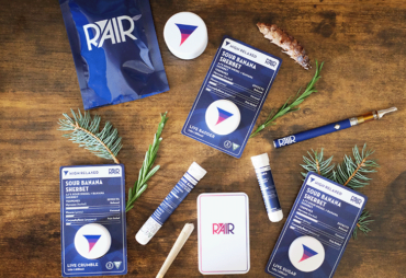 Rair packaging and products on display